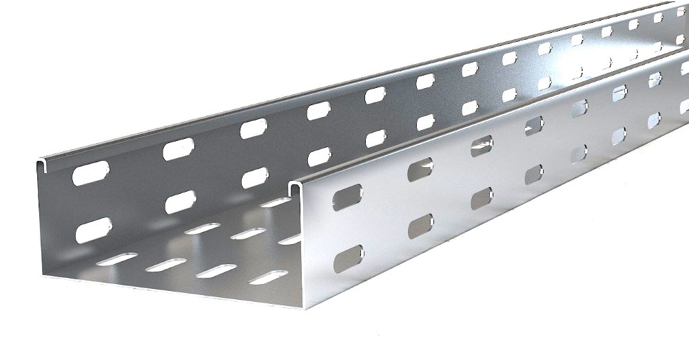 Perforated-Ladder-Type-Steel-Wire-Mesh-Hot-DIP-Pre-Galvanized-Trunking-Cable-Tray